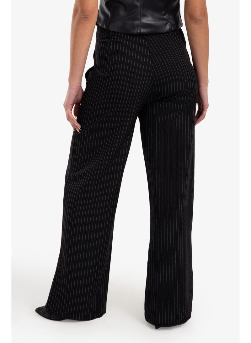 Clue Striped Zip-up Pants - Image 2